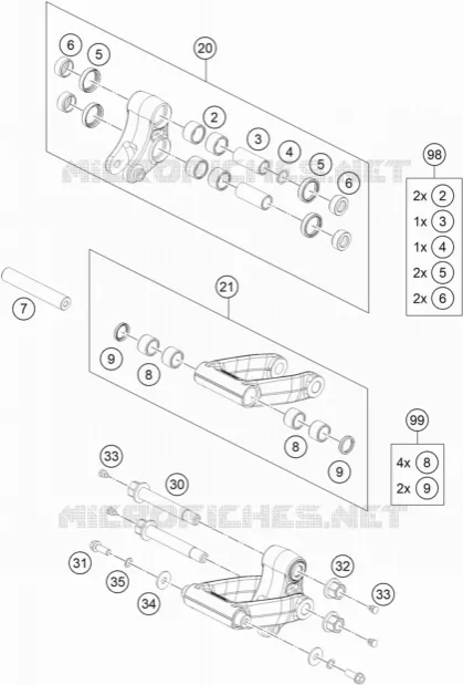 SHOCK PRO LEVER LINKAGE