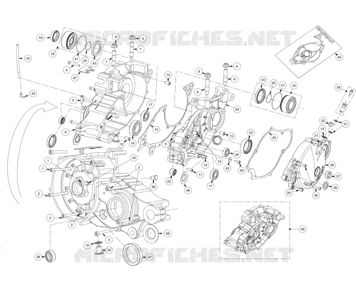 CRANKCASE / GASKET SET