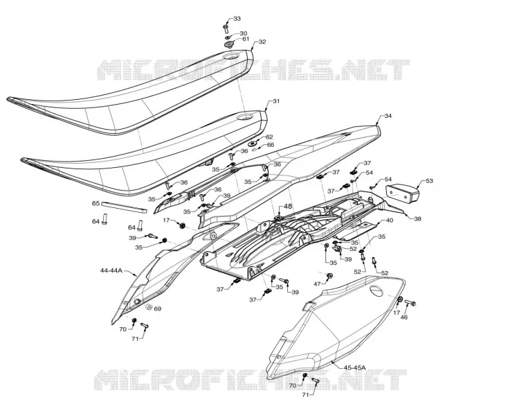 SEAT / REAR PLASTIC