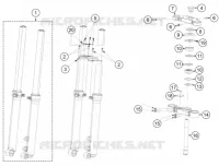 FRONT FORK / TRIPLE CLAMP