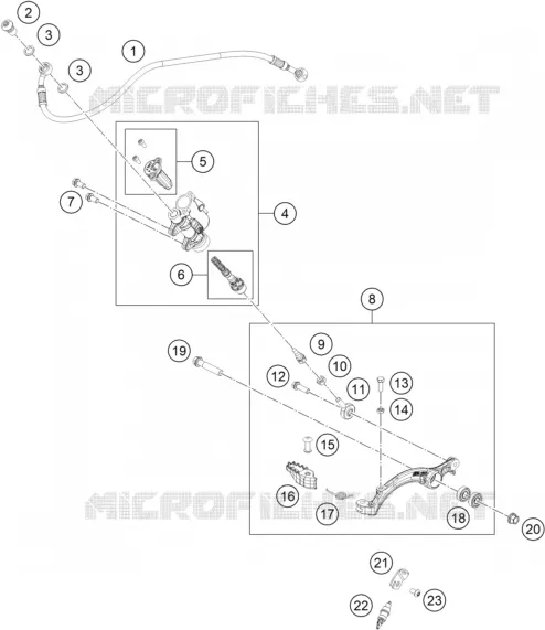 REAR BRAKE MASTER CYLINDER