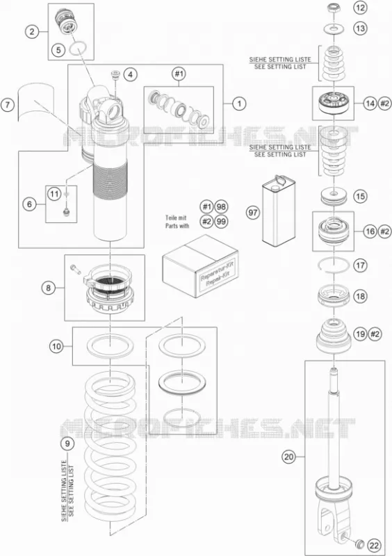 SHOCK ABSORBER (PARTS)