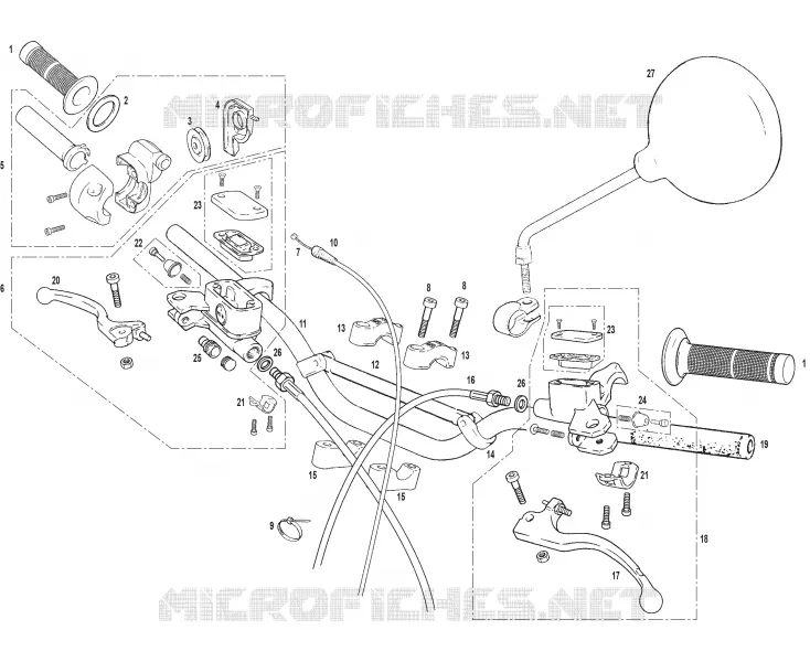 HANDLEBAR / MASTER CYLINDER