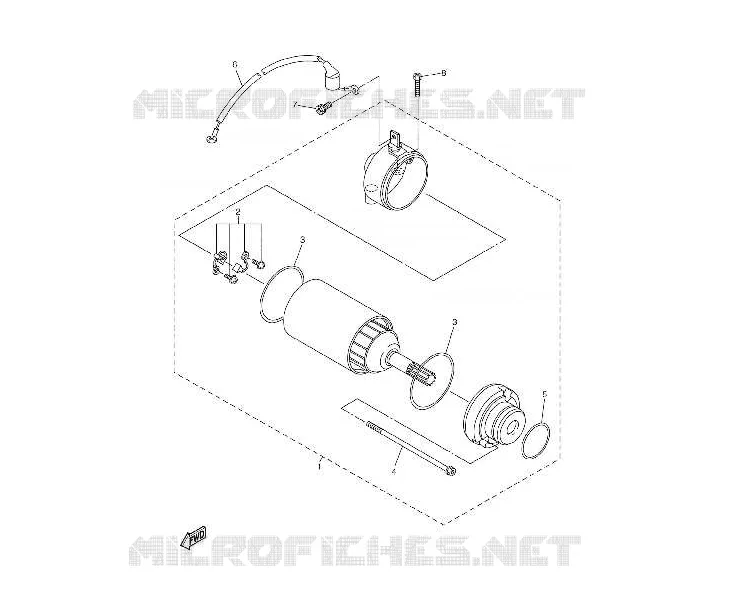 STARTER MOTOR 250/300
