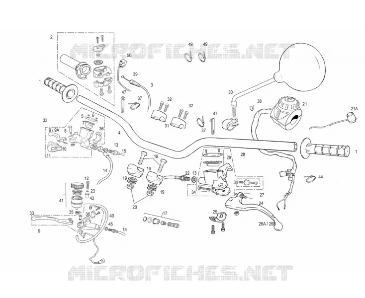 HANDLEBAR / MASTER CYLINDER