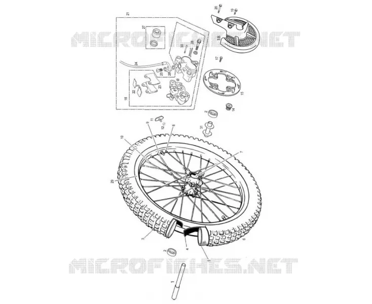 FRONT WHEEL / BRAKE