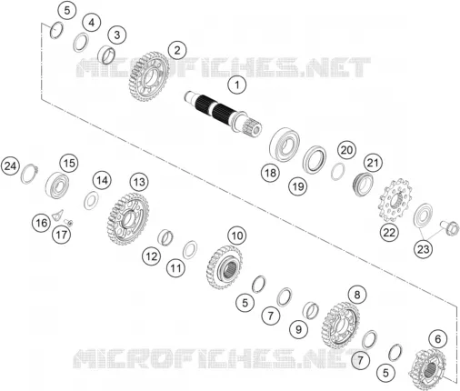 GEARBOX COUNTERSHAFT
