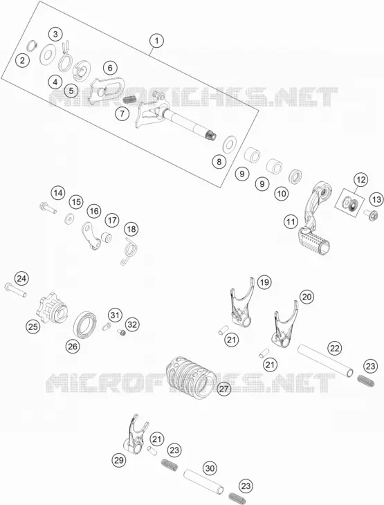GEAR SHIFTING MECHANISM
