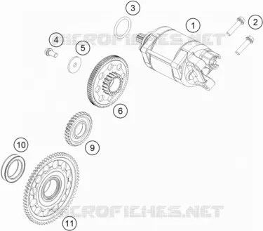 ELECTRIC STARTER MOTOR