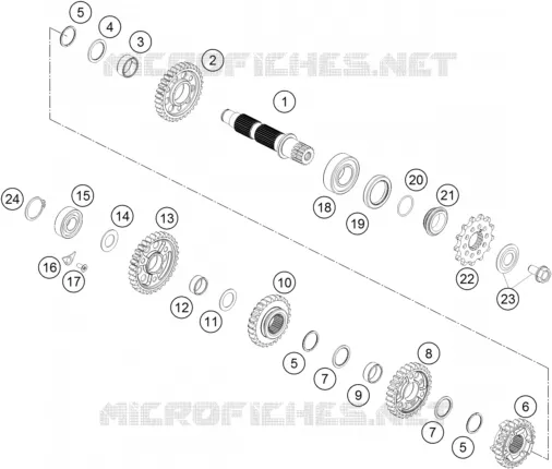 GEARBOX COUNTERSHAFT