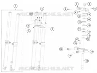 FRONT FORK / TRIPLE CLAMP