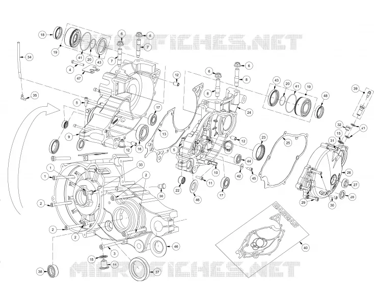 CRANKCASE / GASKET SET