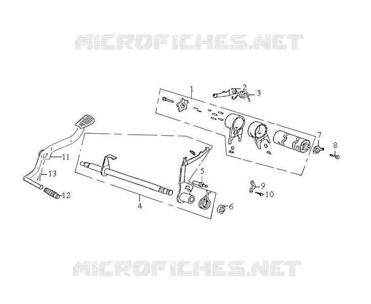 GEAR SHIFT SELECTOR DRUM