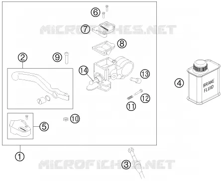 FRONT BRAKE MASTER CYLINDER