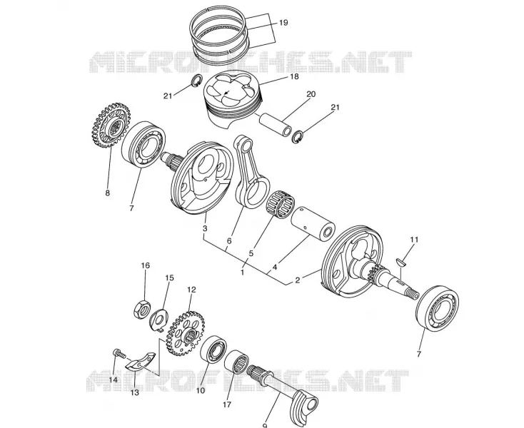 CRANKSHAFT 250/300