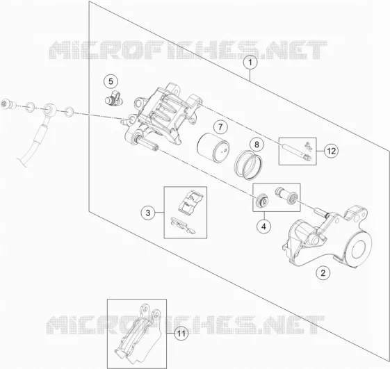 REAR BRAKE CALIPER