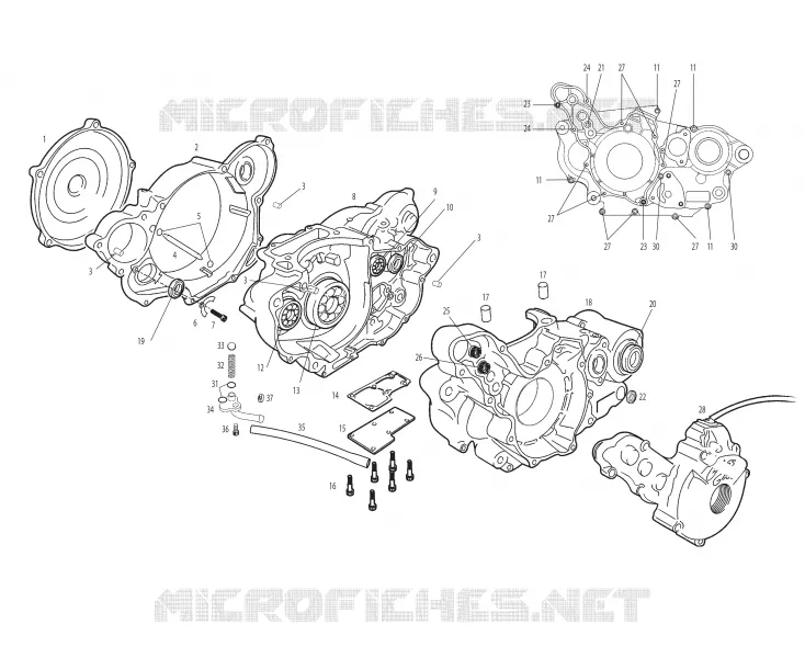 LEFT CRANKCASE
