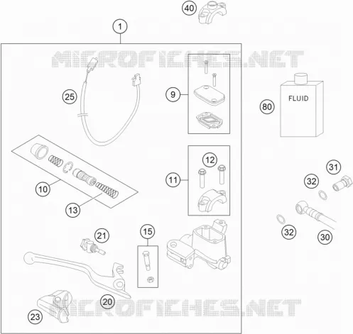 FRONT BRAKE MASTER CYLINDER