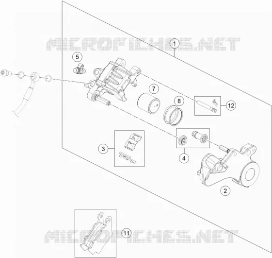 REAR BRAKE CALIPER