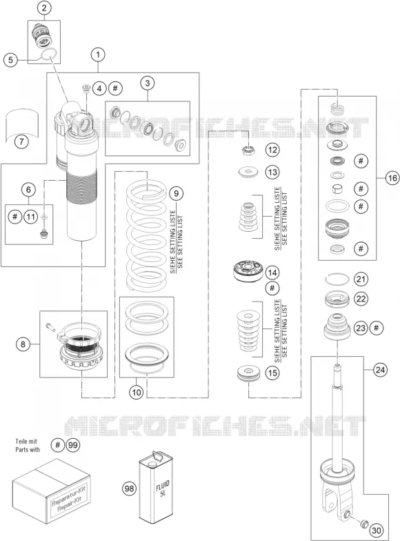 SHOCK ABSORBER (PARTS)