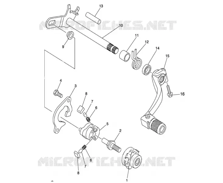 GEAR LEVER 250/300