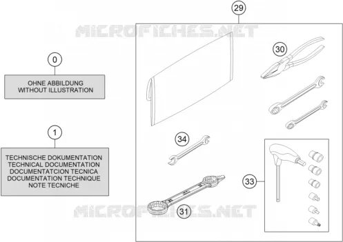 TOOL KIT / MANUALS / OPTIONS