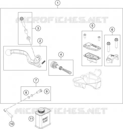 FRONT BRAKE MASTER CYLINDER