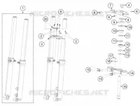 FRONT FORK / TRIPLE CLAMP