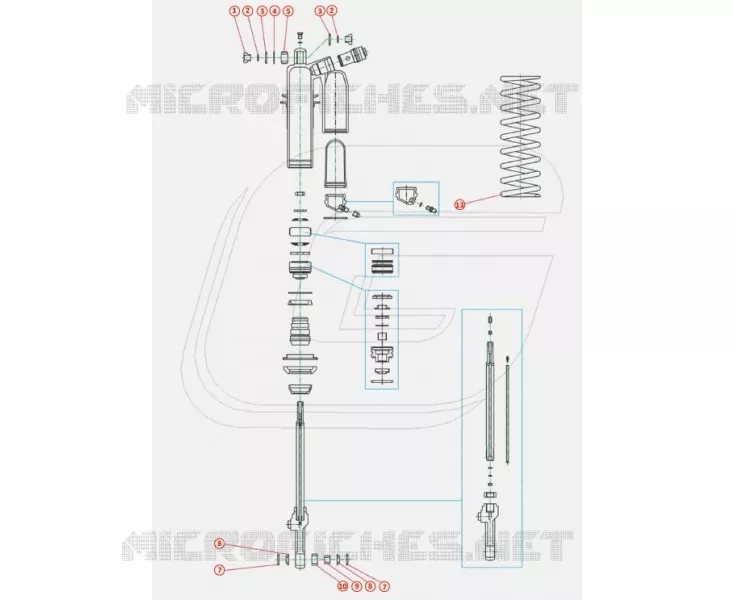 SHOCK ABSORBER COMPONENTS