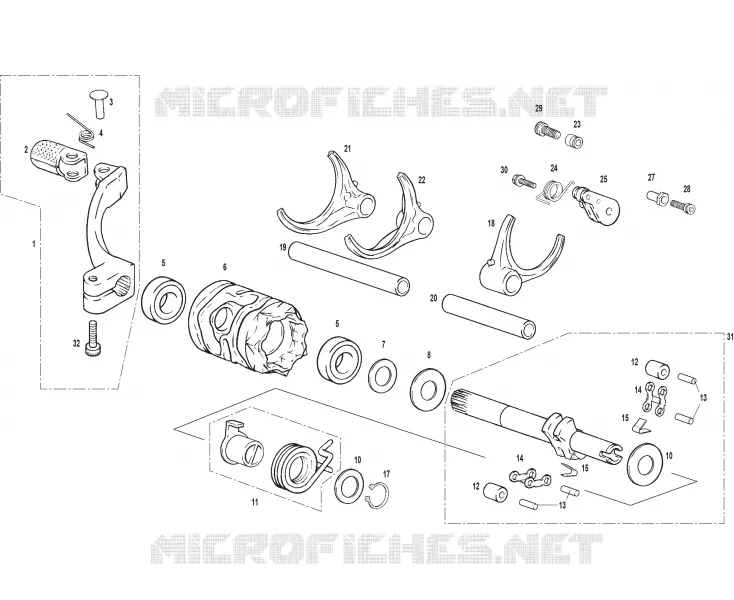 GEAR SHIFT SHAFT