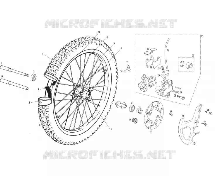 FRONT WHEEL / BRAKE