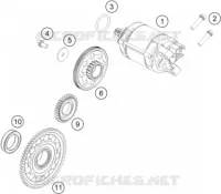 ELECTRIC STARTER MOTOR
